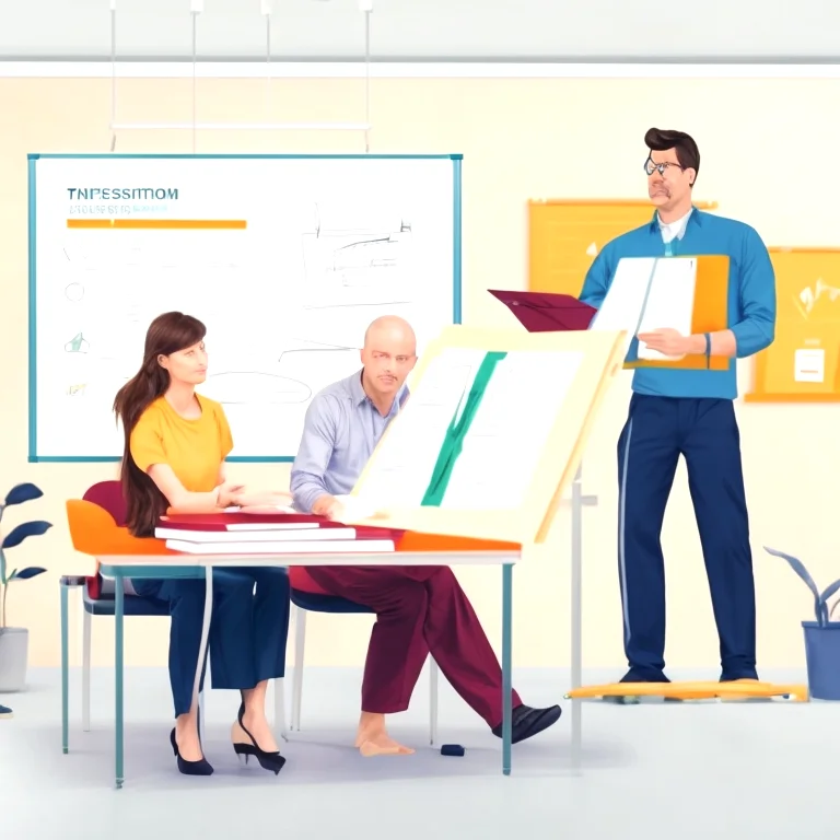 オンライン学習をするビジネスパーソン