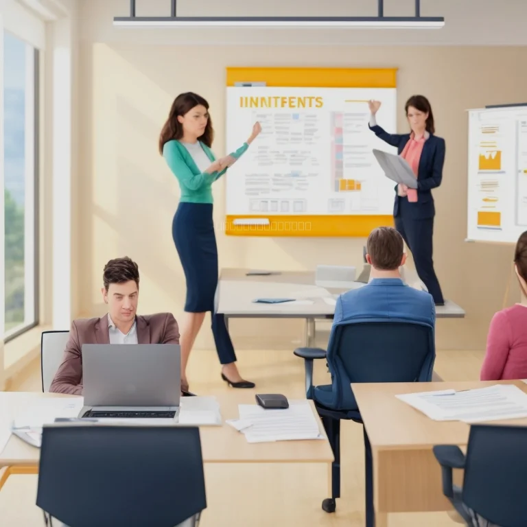 模擬試験を受ける受講者